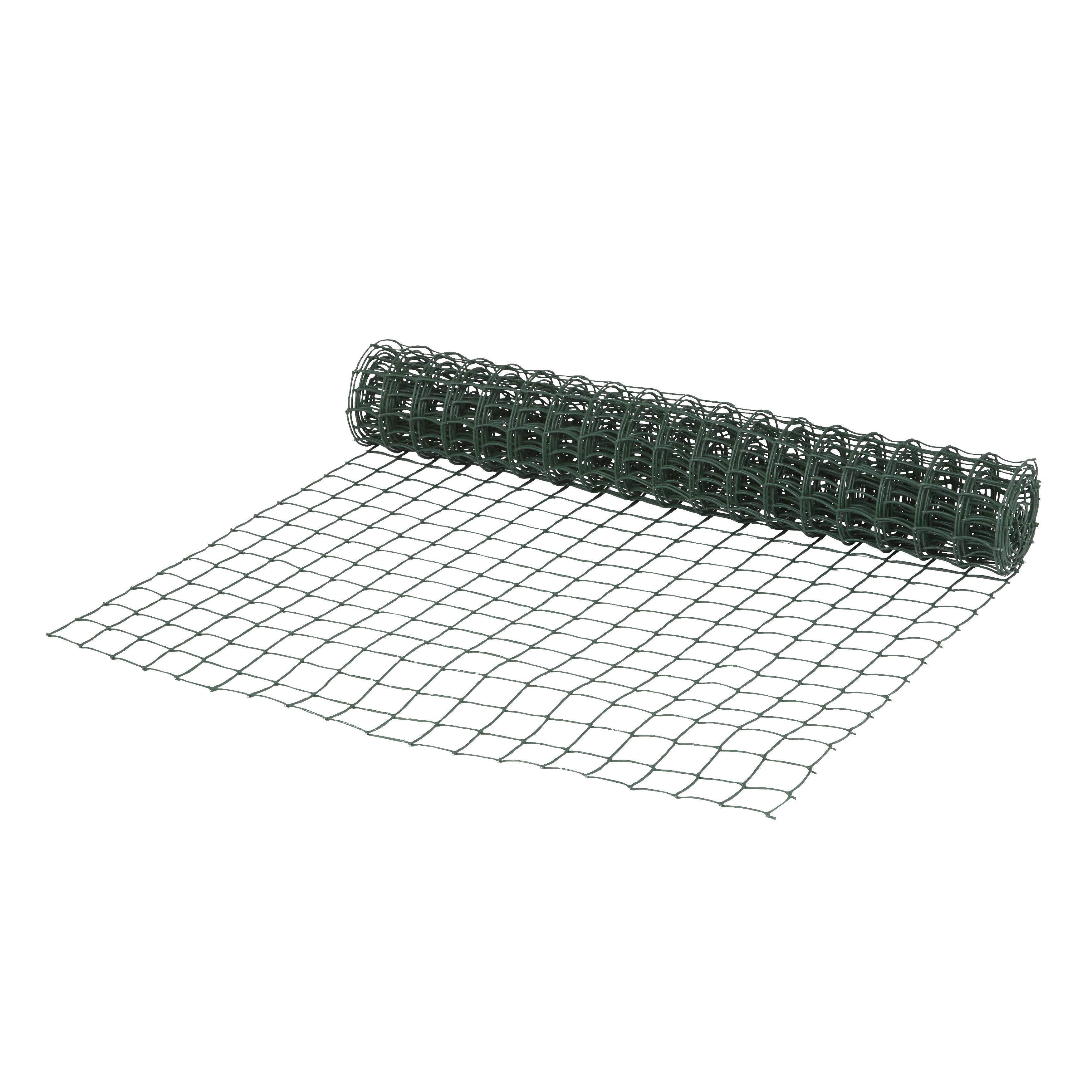 Blooma PVC-coated High-density polyethylene (HDPE) Wire mesh roll, (L)5m (H)1m