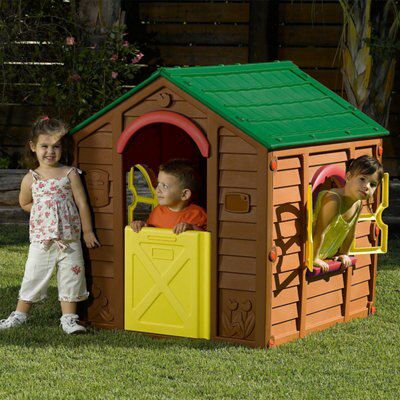 Plastic playhouse hot sale b&q