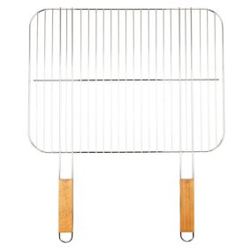 Blooma Rectangular Steel Barbecue grill 51cm(L) x 54cm(W)