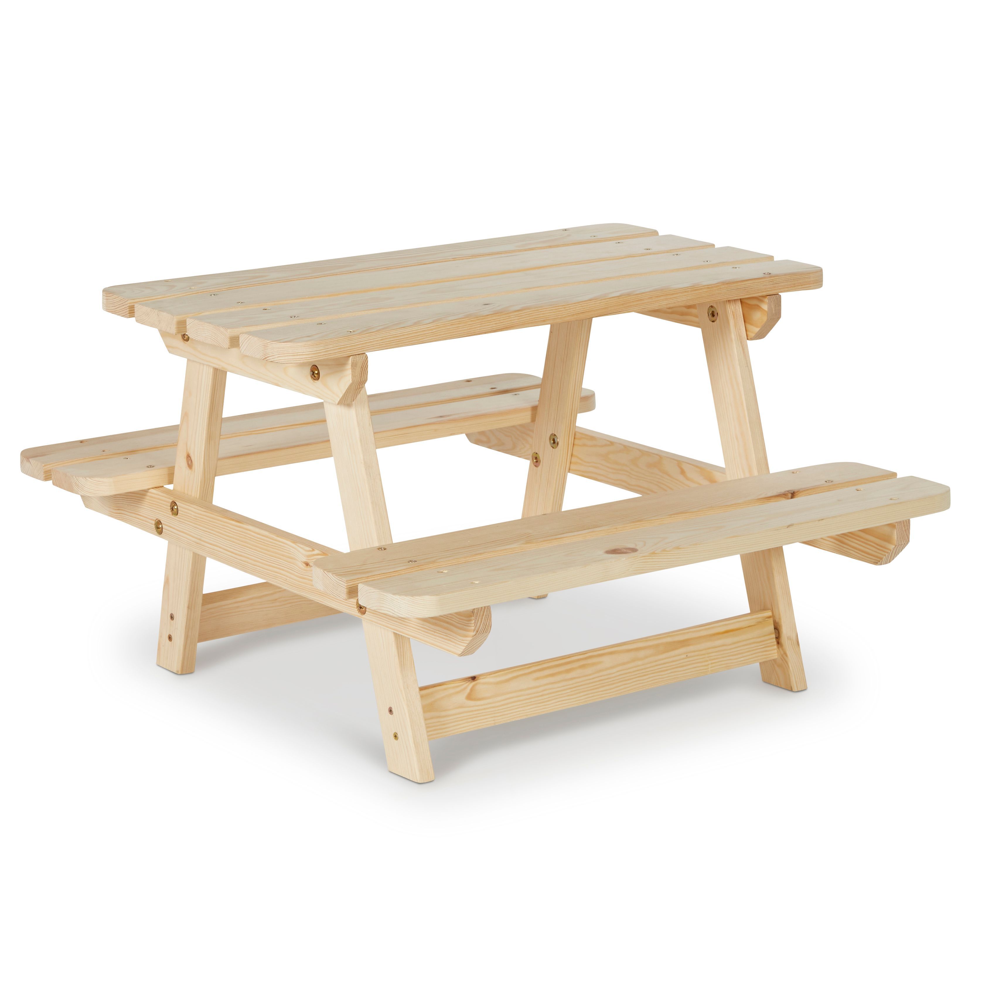 Blooma Rockall Kids Wooden 4 seater Rectangular Table