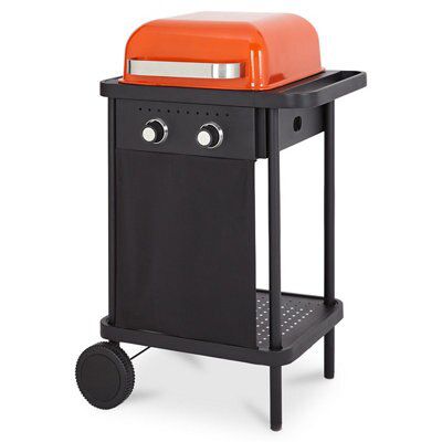 Blooma Rockwell 200 Black & orange 2 burner Gas BBQ