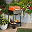Blooma Rockwell 200 Orange Charcoal Barbecue