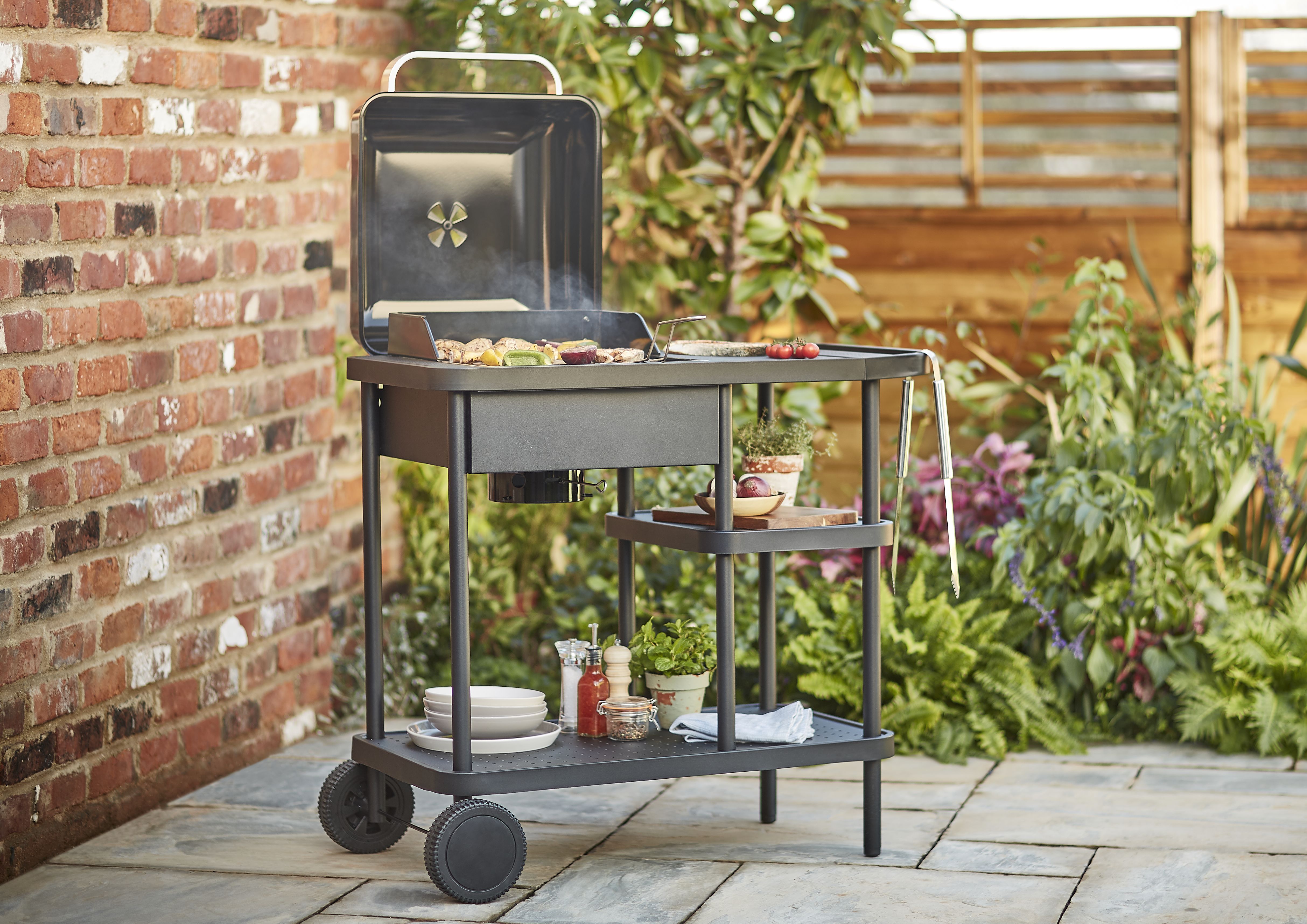 Blooma Rockwell Black Charcoal BBQ