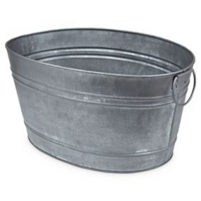 Blooma Rural Argent Metal Rectangular Planter