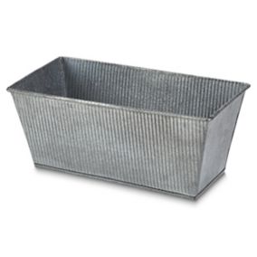 Blooma Rural Argent Metal Rectangular Planter