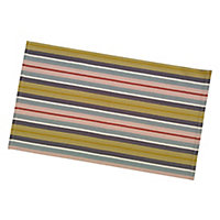 Blooma Rural Brown, grey, pink, purple & red Table mat of 2