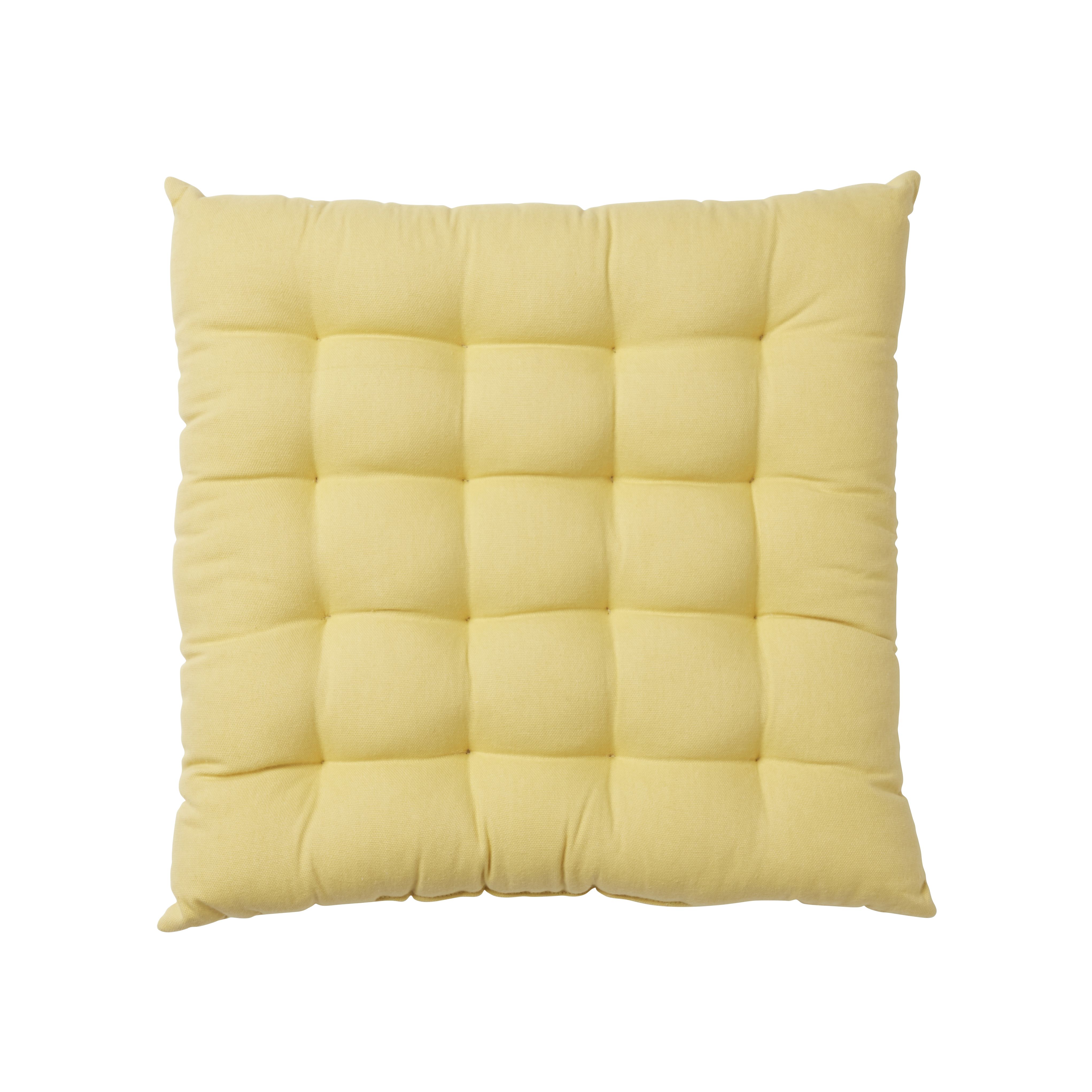 Blooma Rural Cocoon Plain Square Seat pad (L)36cm x (W)36cm