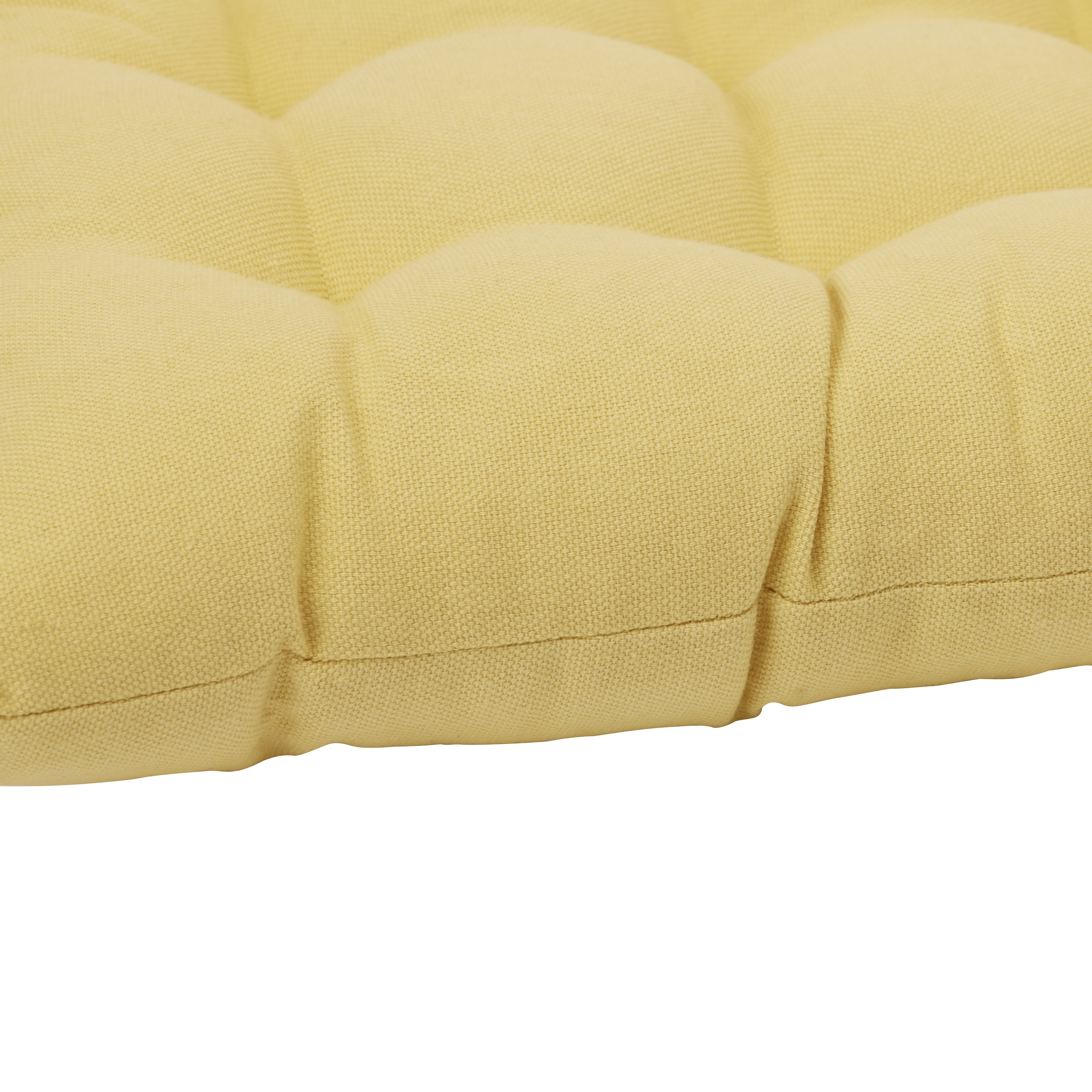Blooma Rural Cocoon Plain Square Seat pad (L)36cm x (W)36cm