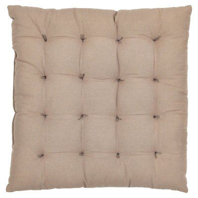 Blooma Rural Concrete Plain Seat pad (L)36cm x (W)36cm