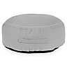 Blooma Rural Round handled Concrete grey Round Pouffe 45cm(Dia)