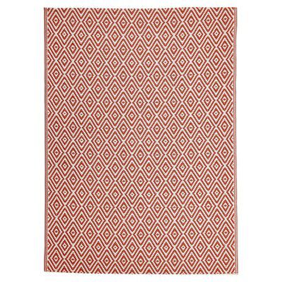 Blooma Rural Terracotta Geometric Medium Indoor & outdoor Rug, (L)170cm x (W)120cm