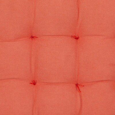 Blooma Rural Terracotta Plain Seat pad (L)36cm x (W)36cm