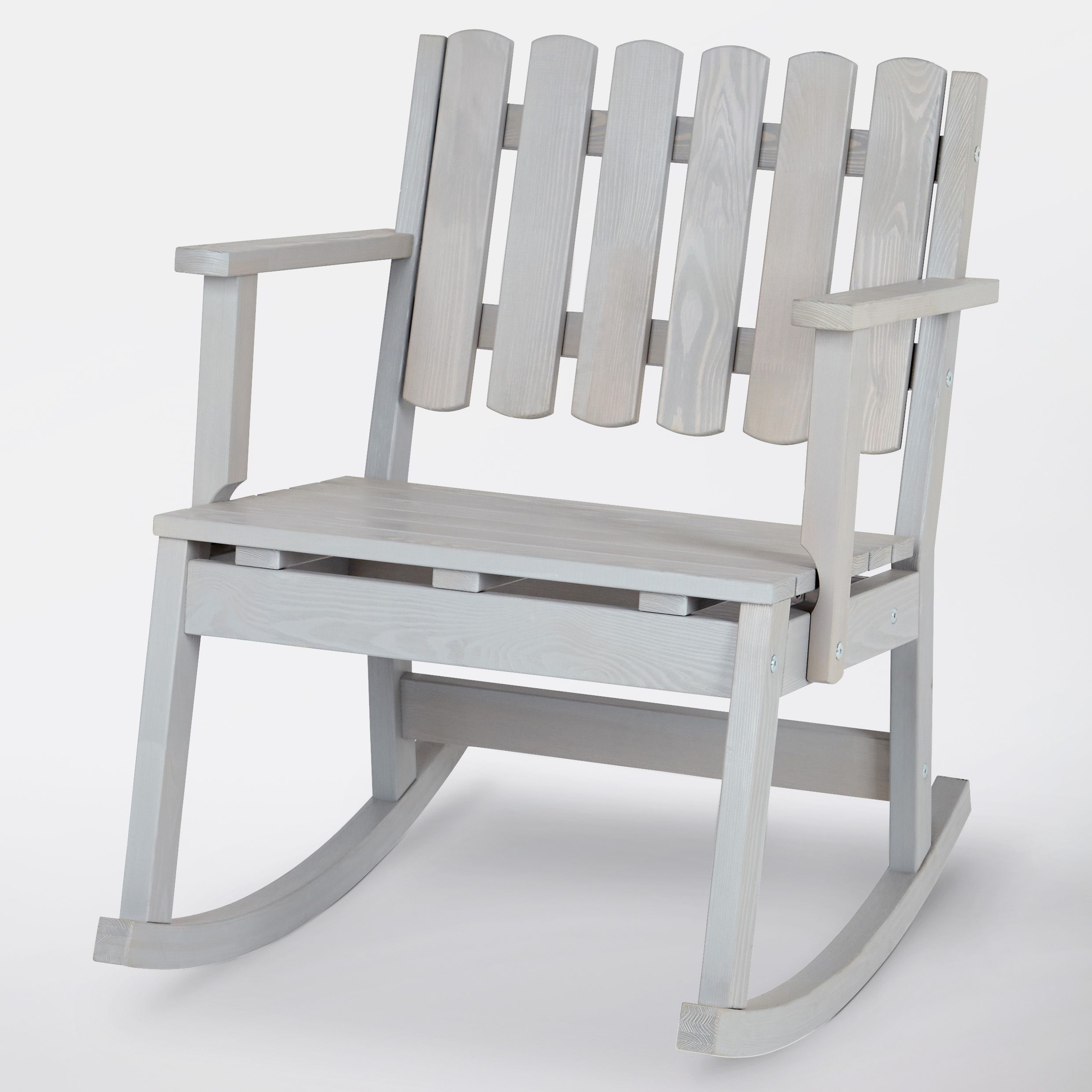 Blooma Rural Wooden Grey Rocking Chair