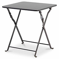 Blooma Saba Anthracite Metal Foldable Table