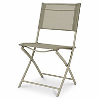 Blooma Saba Plastic Clay green Foldable Bistro Chair