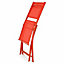 Blooma Saba Plastic Vermillion Foldable Bistro Chair