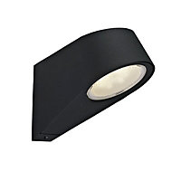 Blooma Santos Black Mains-powered LED Outdoor Wall light 430lm