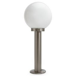 Blooma Sherbrooke Silver effect Mains-powered 1 lamp Halogen Post light (H)500mm