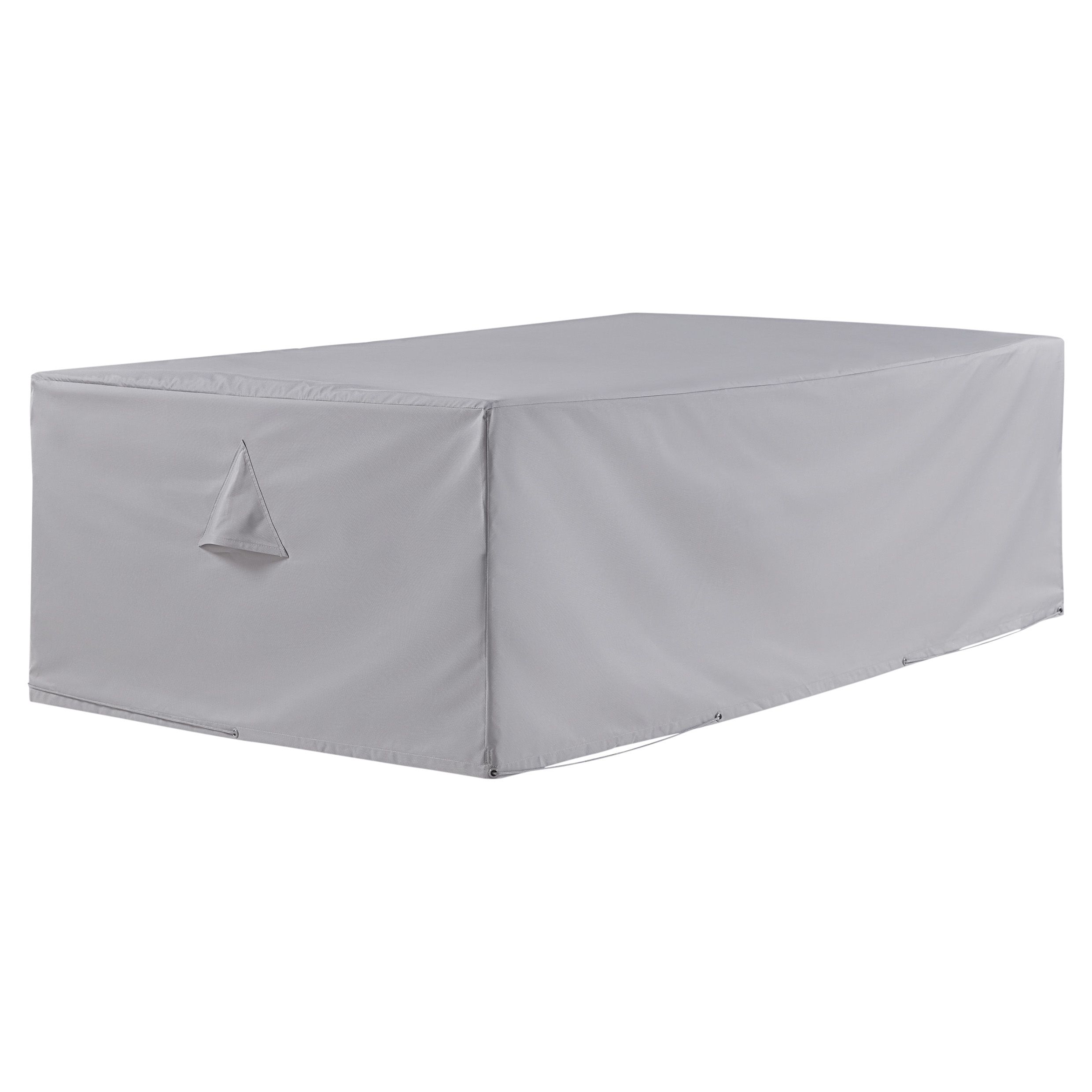 Blooma Small Grey Rectangular Table cover 60cm(H) 110cm(W) 190cm (L) DIY at B&Q