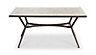Blooma Sofia Brown Metal 6 seater Table