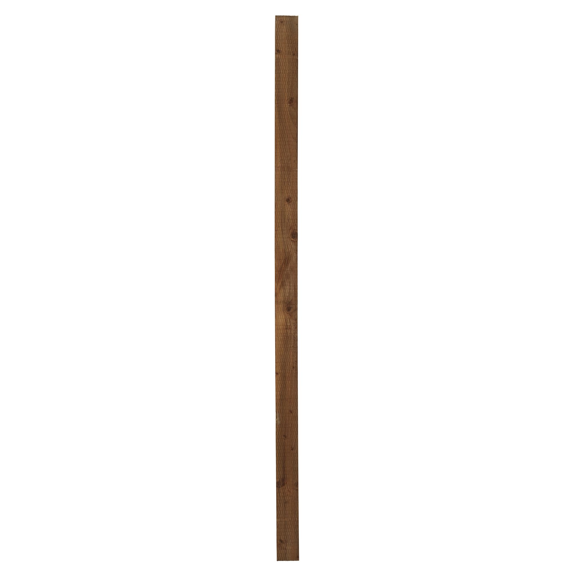 Blooma Square Wooden Fence post (H)2.4m (W)75mm