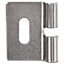 Blooma Stainless steel Fence fixing 2cm 7mm, Pack of 4