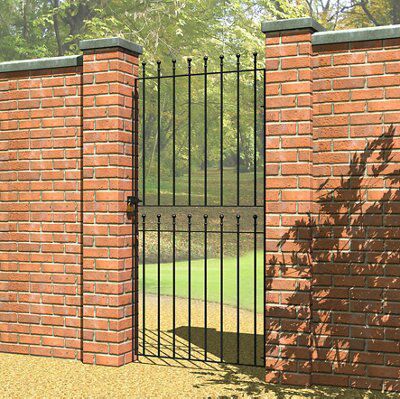 Blooma Steel Ball top Gate, (H)1.8m (W)0.81m