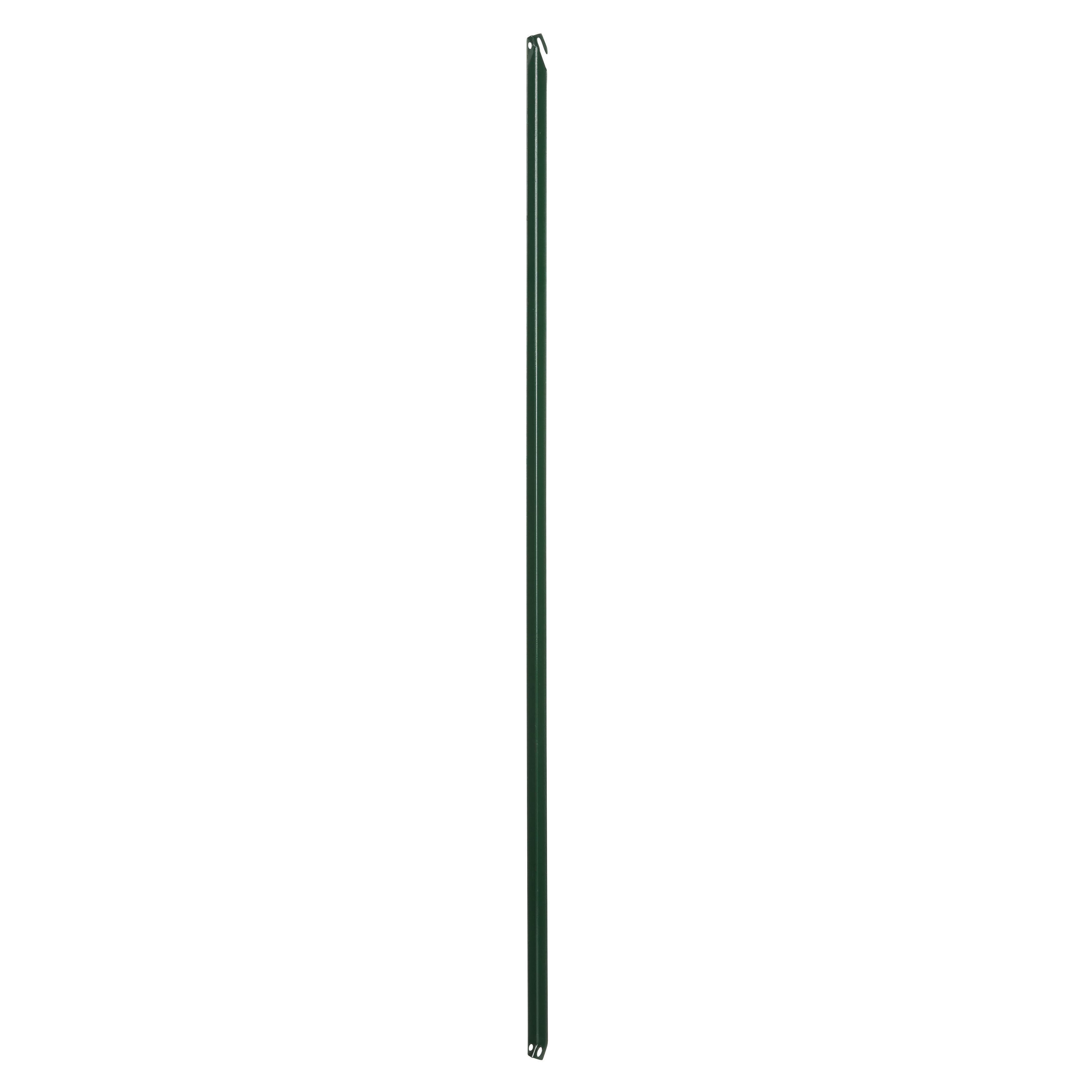 Blooma Steel Dark green L-shaped Reinforcing post (H)1.7m (W)25mm