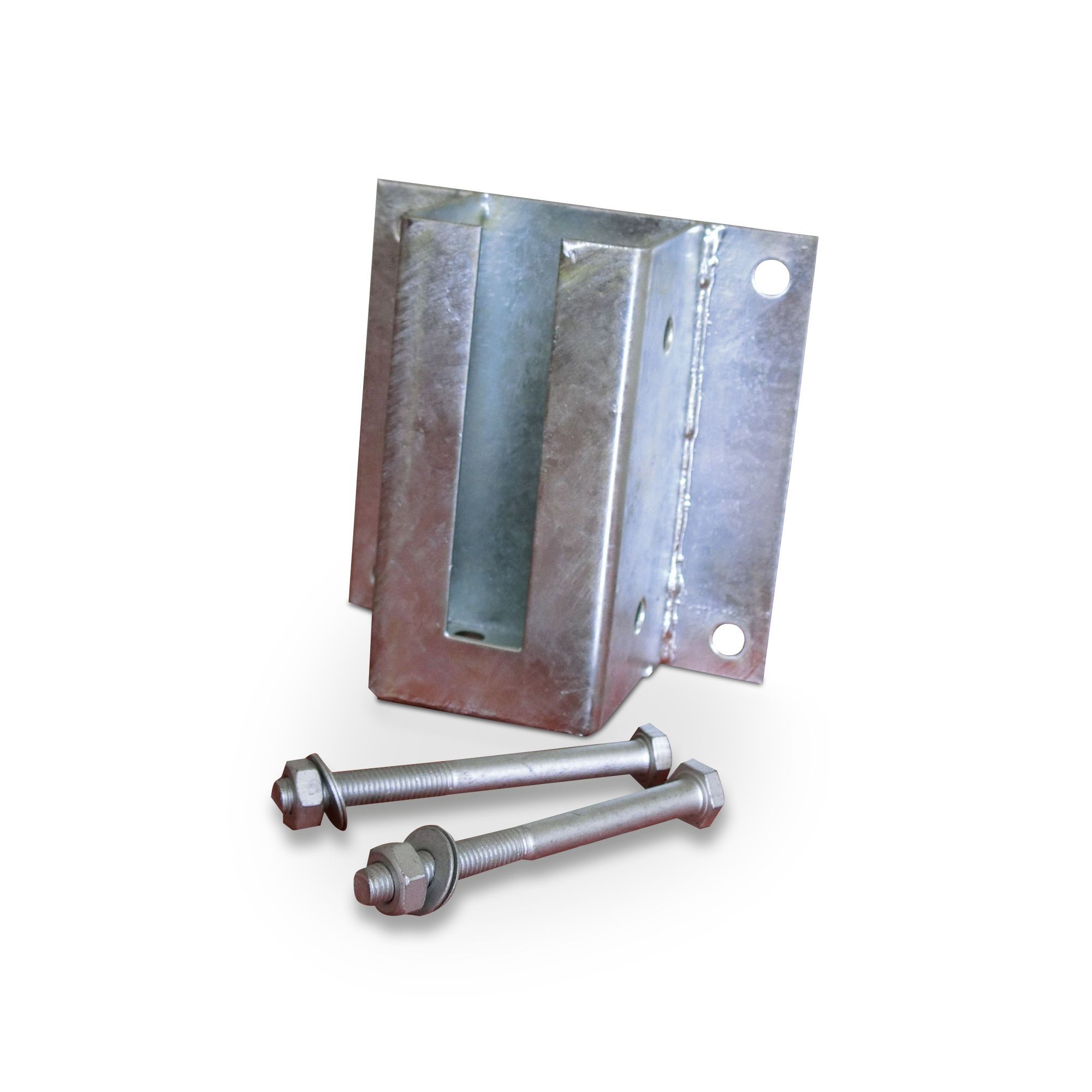 Blooma Steel Post wall starting support (L)70mm (W)70mm | DIY at B&Q