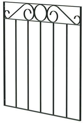 Blooma Steel Swirl top Gate, (H)0.85m (W)0.81m