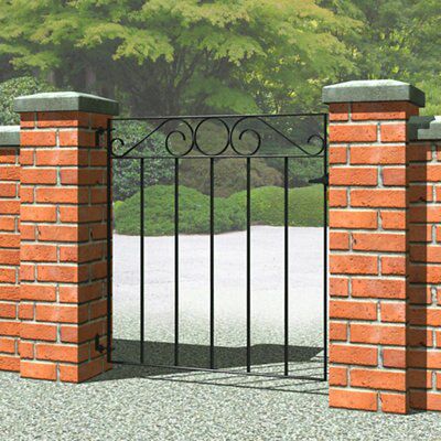 Blooma Steel Swirl top Gate, (H)0.85m (W)0.81m