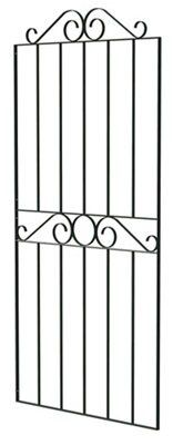 Blooma Steel Swirl top Gate, (H)1.8m (W)0.77m