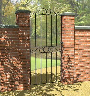 Blooma Steel Swirl top Gate, (H)1.8m (W)0.77m