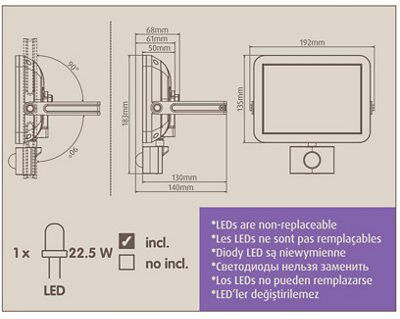 Blooma led security light manual sales
