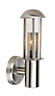 Blooma Tellumo Stainless steel effect Mains-powered Outdoor Wall light