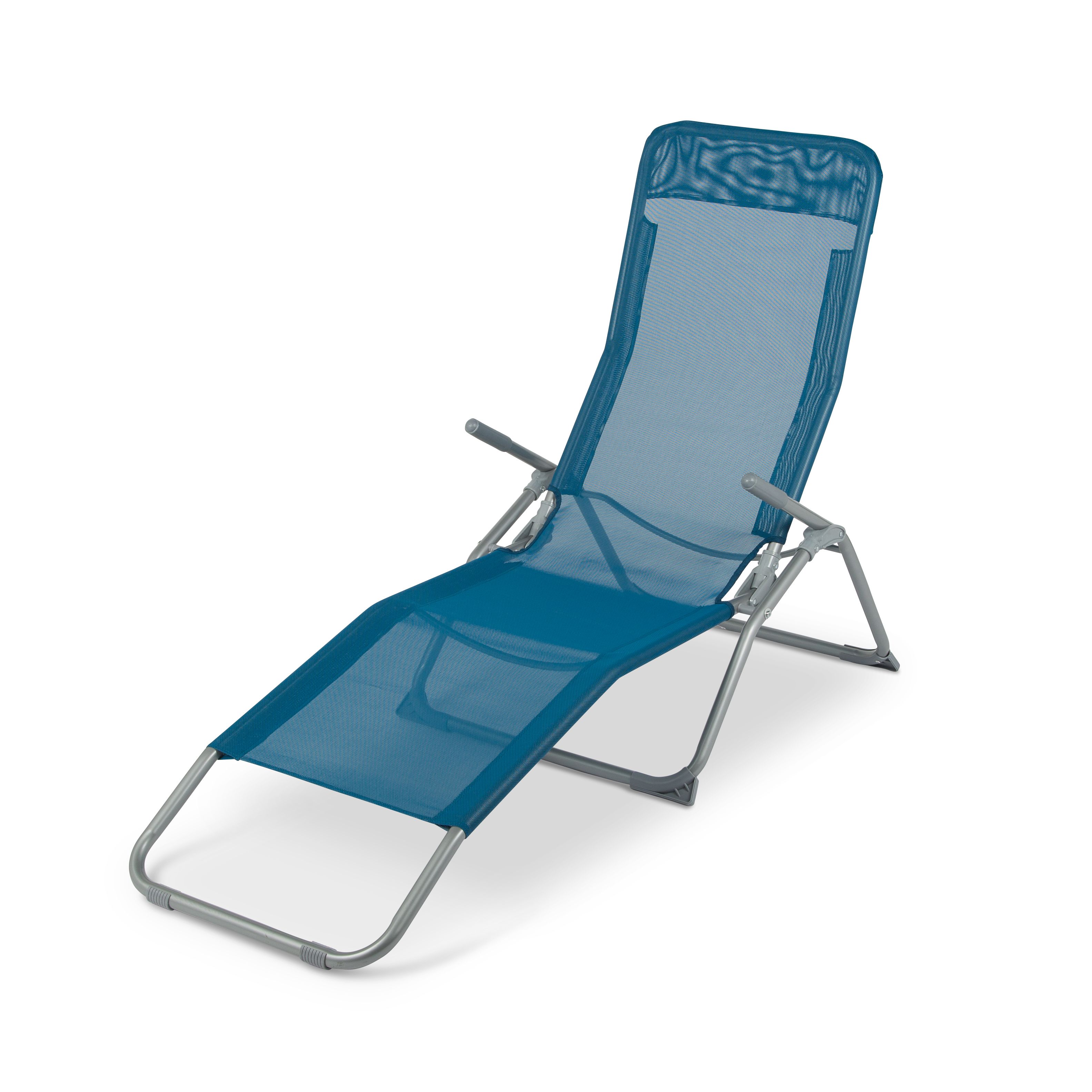 Blooma Tilclin Metal Blue Foldable Rocker Chair