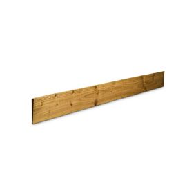 Blooma Timber Feather edge Fence board (L)2.4m (W)125mm (T)11mm, Pack of 8