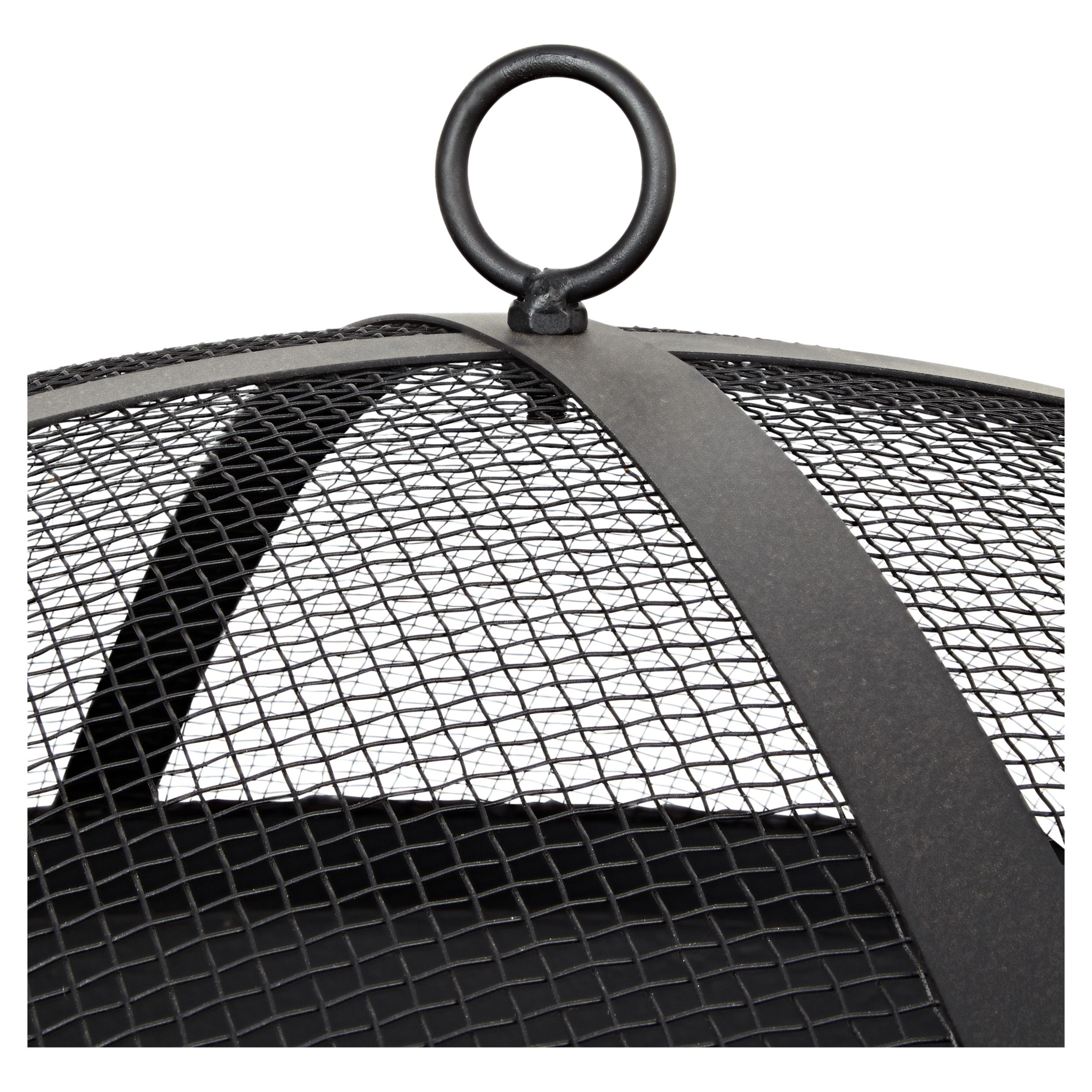 Blooma Ulong Cast iron & steel Black Round Firepit