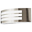 Blooma Valcourt Silver effect Mains-powered Halogen Outdoor Wall light