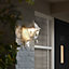 Blooma Varennes Matt White Halogen PIR Motion sensor Outdoor Lantern Wall light 60W