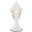 Blooma Varennes White Mains-powered 1 lamp Halogen 4 faces Post lantern (H)370mm