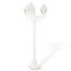 Blooma Varennes White Mains-powered 3 lamp Halogen 4 faces Post lantern (H)2080mm