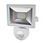 Blooma Weyburn L3291S-W White Mains-powered Cool white Outdoor LED PIR Floodlight 800lm