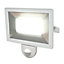 Blooma Weyburn L3293S-W White Mains-powered Cool white Outdoor LED PIR Floodlight 2400lm
