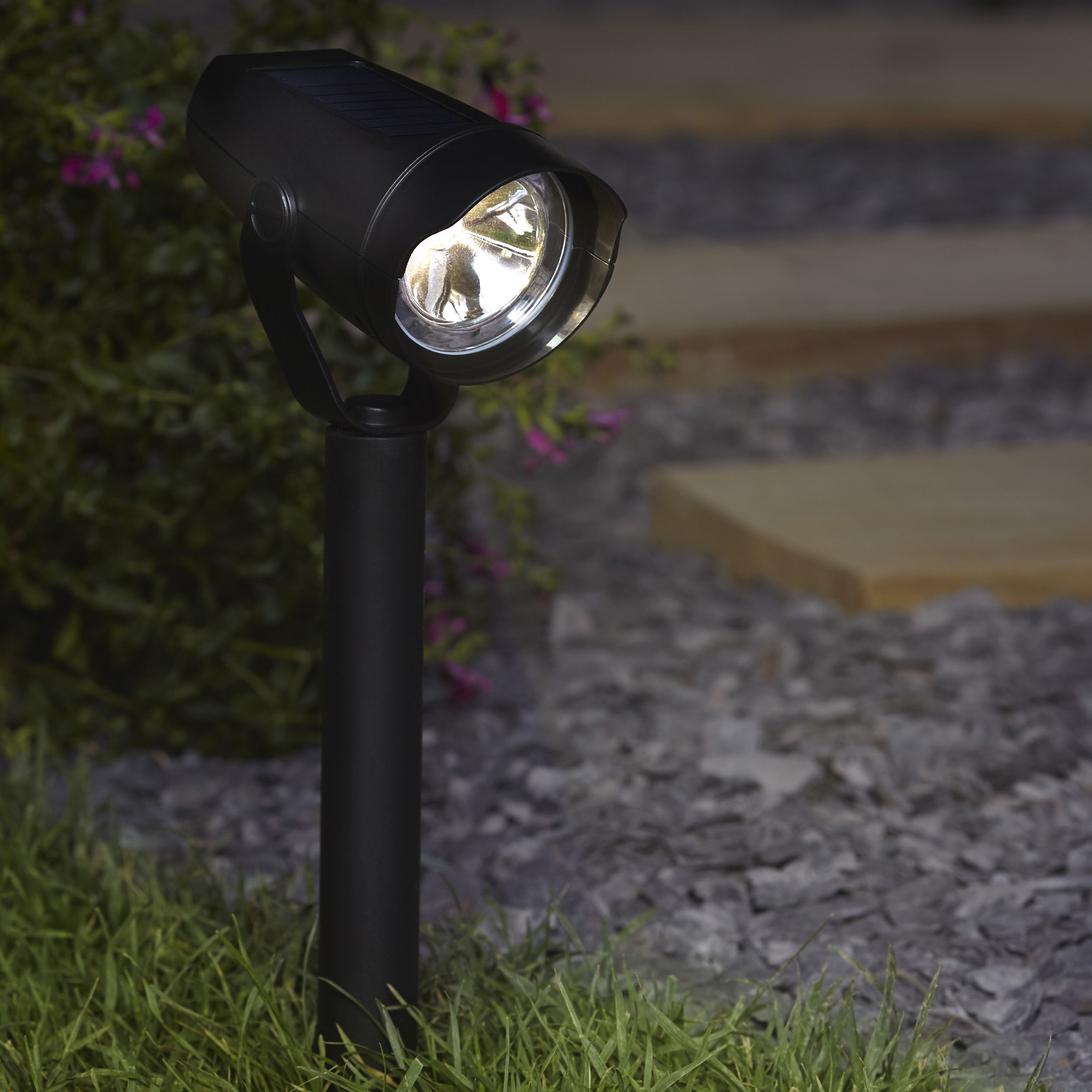 Blooma Weyburn Matt Black Led Spike Light Diy At B Q