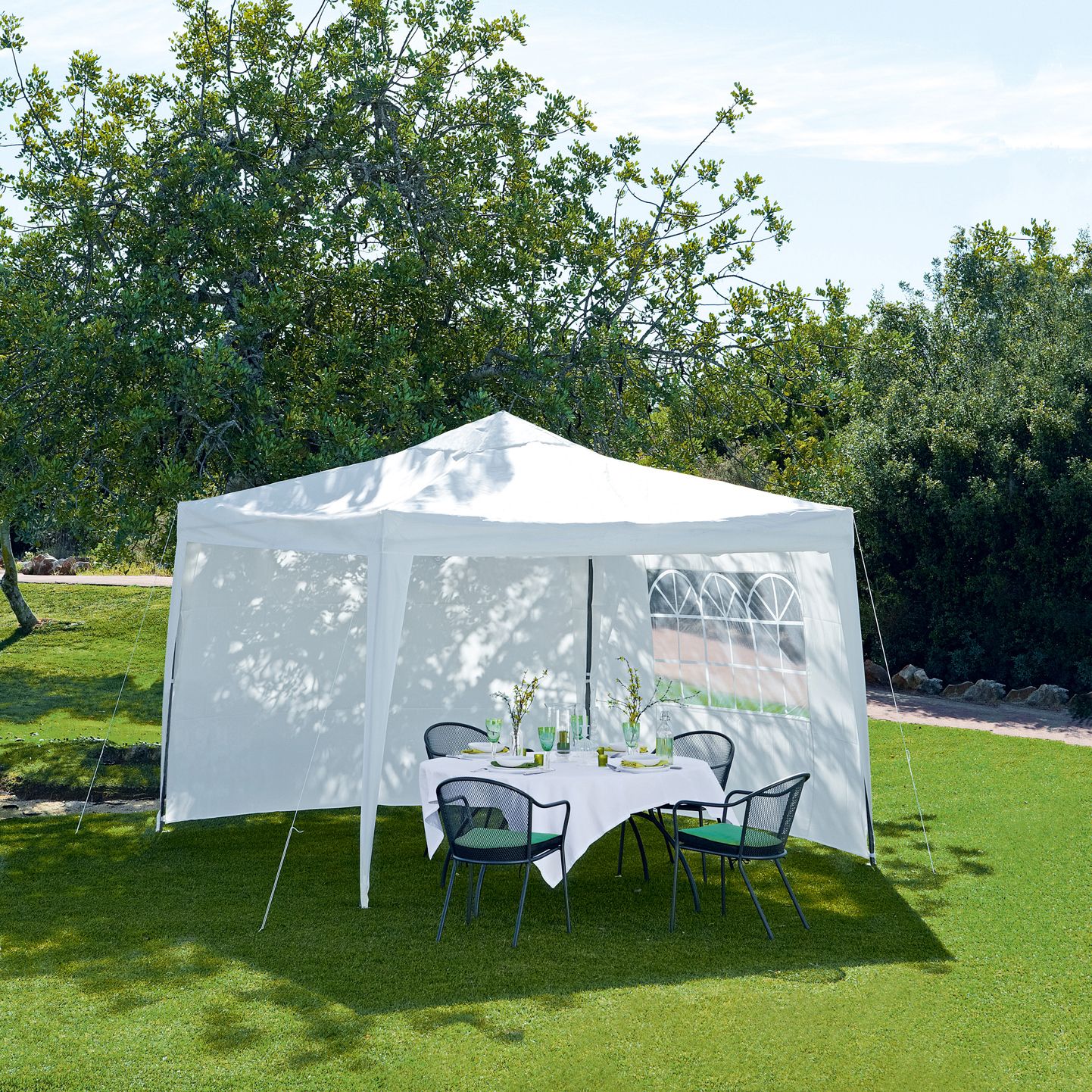 Blooma White Gazebo of 1 DIY at B&Q