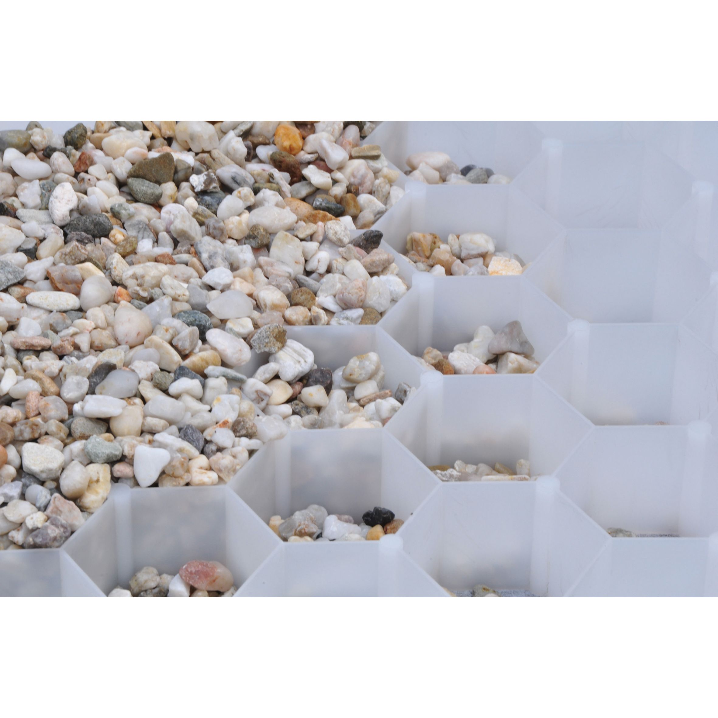 Blooma White Pathway Gravel stabilisation tile (L)770mm (W)392mm (T)26mm