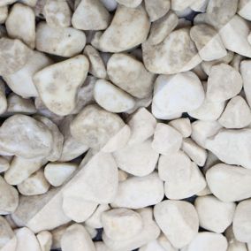 Blooma White Rounded pebbles