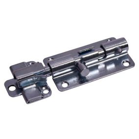 Blooma Zinc-plated Steel Barrel Door bolt (L)102mm (W)41.5mm