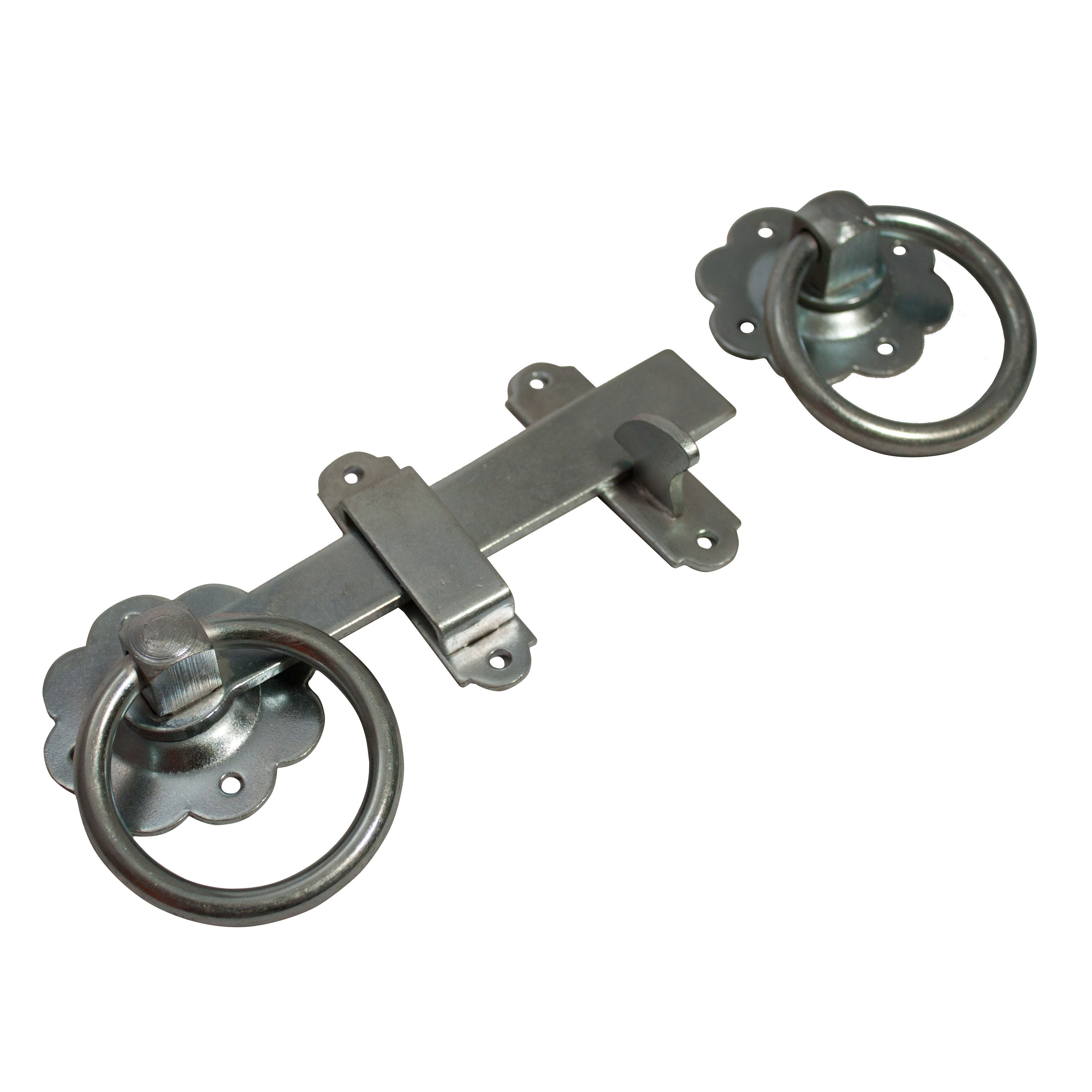 Blooma Zincplated Steel Gate latch, (L)152mm DIY at B&Q